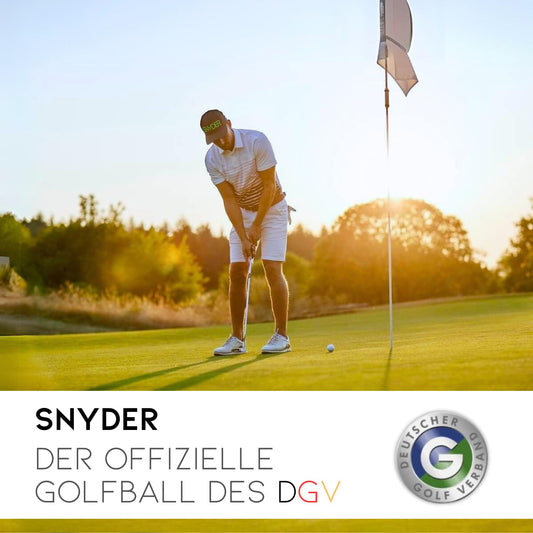 SNYDER - SNY DIST Premium Golf Balls | 20 pieces in ball net | Ideal for: Maximum ball speed, long shots & straight flight paths | Golf ball color: Orange