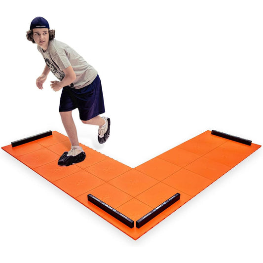 Hockey Revolution Slideboard PRO - Workout Slide Board for Hockey, Skating, Tennis, Running, Skiing - Adjustable length - Used by Pros/Cardio Workout - Easy to Use and Store