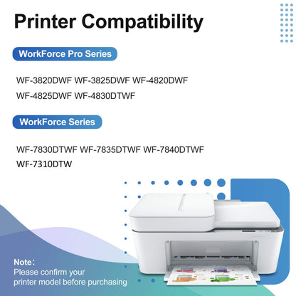 BAOYAN 405XL Multipack Compatible for Epson 405 printer cartridges 405 XL for Epson Pro WF-4820 cartridges WF-4820DWF WF-3820 WF-3820DWF WF-4825 WF-3825 WF-4830DTWF WF-7840DTWF WF-7830DTWF (10 Pack)