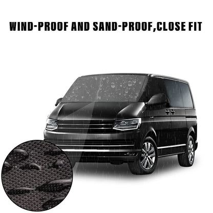 Windshield cover for V-W T5, Cover Car Windshield, Heavy-duty 600D Oxford Fabric Windshield Sun Shade Weatherproof Camping Cover.
