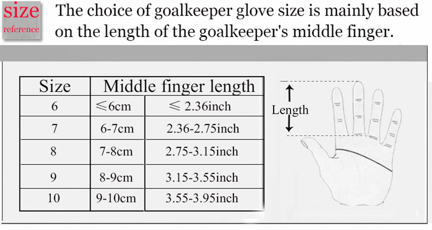 FASECKS soccer goalkeeper gloves for boys, kids, adults, soccer goalkeeper kit, size 6/7/8/9/10