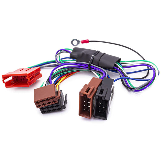 Adapter cable for car radio active system ISO compatible with Audi VW Seat Bose DSP.