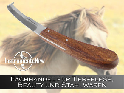 Professional Hoof Knife Set Loop wide and narrow sharp blade 3 x Hoof Knife Loop Knife Groove Knife Hoof Care Farrier Tool Special Steel Stainless Ergonomic Handle for Animals Horses