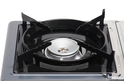 Campingaz Camp'Bistro 3 Gas cooker, camping stove with 1 burner, 2,200 watts power, compact outdoor gas cartridge cooker with carrying case, black.