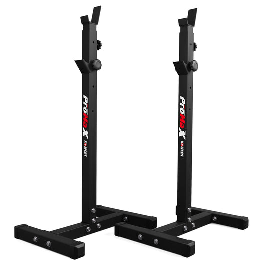 K-Sport: Barbell rack up to 180kg capacity I Squat rack for barbell training I Barbell stand for effective muscle training I Squat stand, including E-Book.