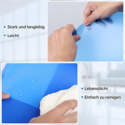 FRETONBA Folder A4 School, Folder 10 Pieces, Corner Clamp Folder Elastic Band Attachment, Quick Filing Folder A4 PP Material Sturdy and Durable, Document Folder A4 FTB
