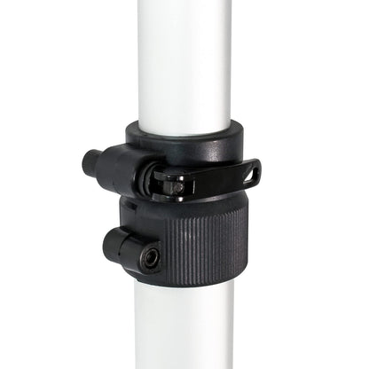 Wiltec telescopic bike rack for 2 bikes each 20kg 160-340cm, compact bike stand, adjustable hanging system with 360° support arms.