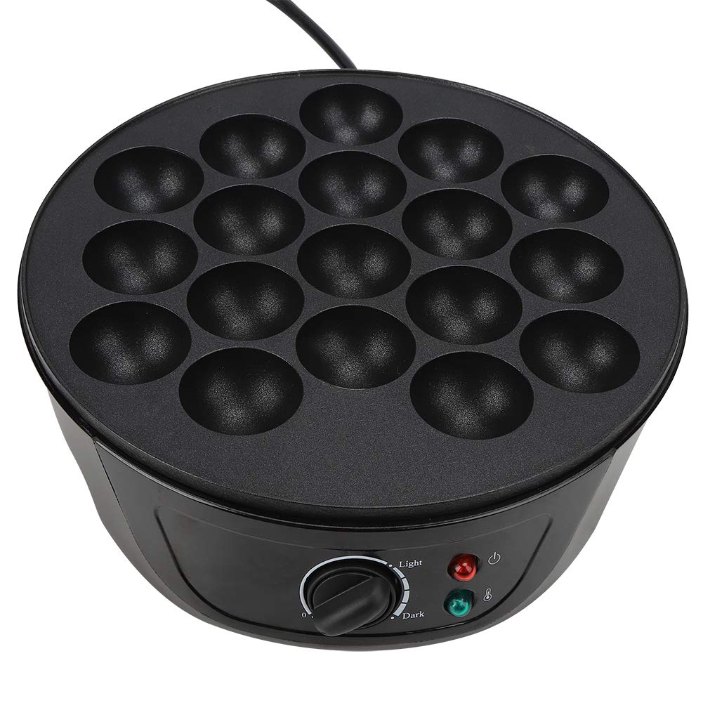 Japanese Takoyaki machine, 18-grid kitchen octopus ball maker mini electric baking mold for making snacks Takoyaki, 220-240V (EU)