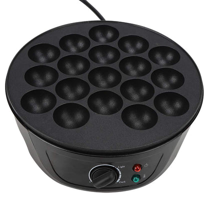 Japanese Takoyaki machine, 18-grid kitchen octopus ball maker mini electric baking mold for making snacks Takoyaki, 220-240V (EU)