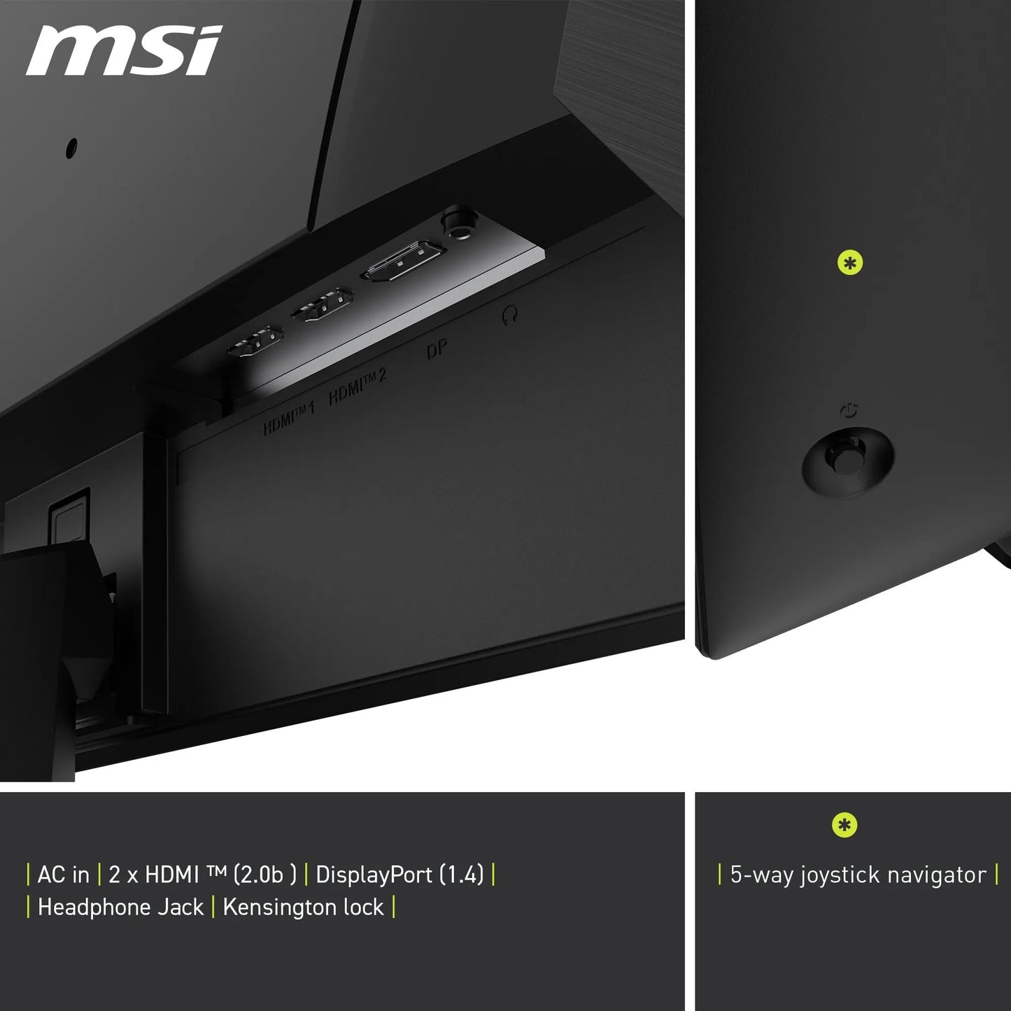MSI MAG 275QF 27-inch WQHD Gaming Monitor features a 2560 x 1440 Rapid IPS Panel, 180 Hz / 0.5ms (GtG, Min.), 101% sRGB Colour Gamut, Frameless Design, HDR Ready. It supports DisplayPort 1.4, HDMI 2.0b (WQHD@144Hz).