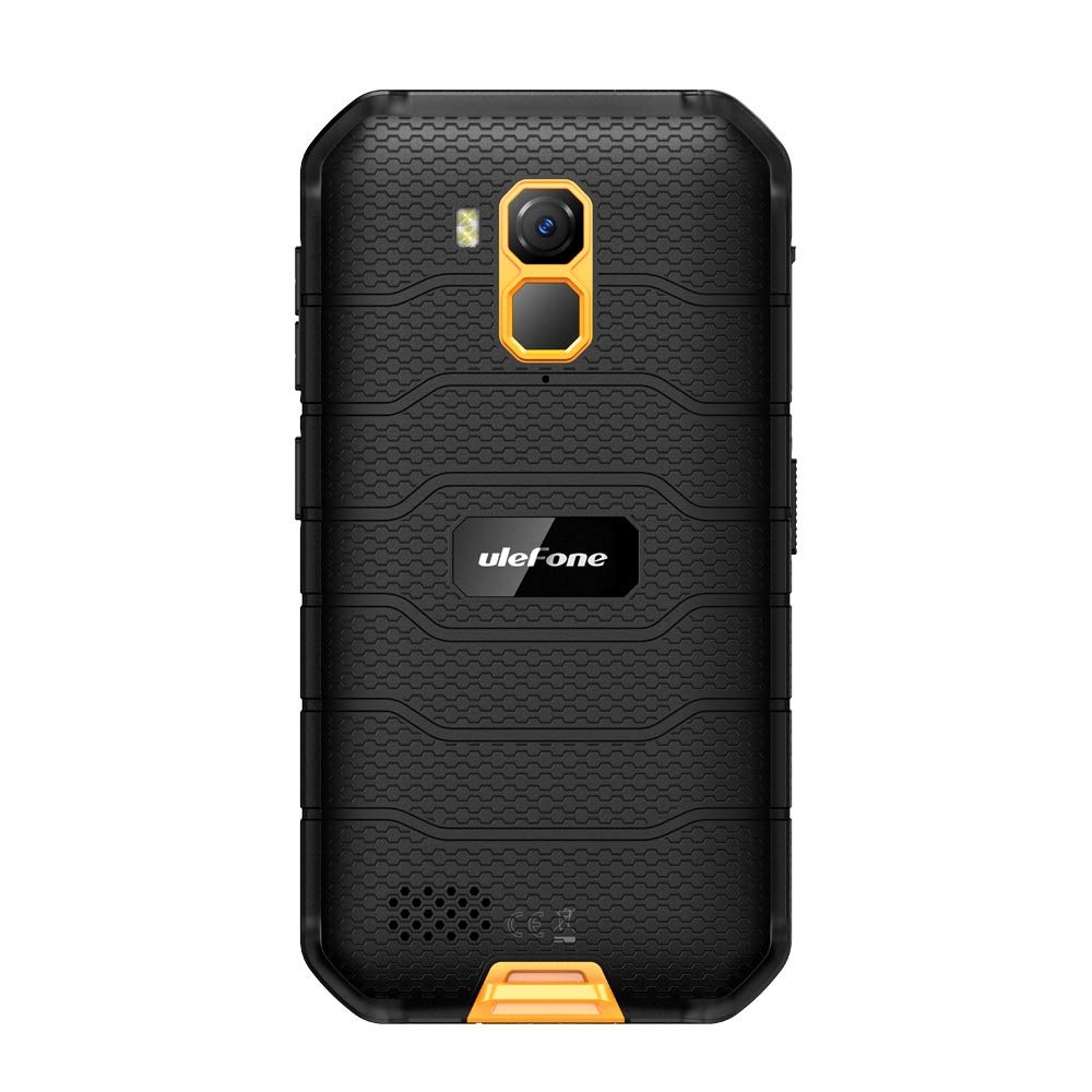 Ulefone Armor X7 PRO (2020), Android 10 Outdoor Smartphone Unlocked, Quad-Core 4GB+32GB, IP68 Rugged Phone 13 MP Underwater Photography, 4000mAh Battery, NFC/DUAL SIM/Face Unlock Orange
