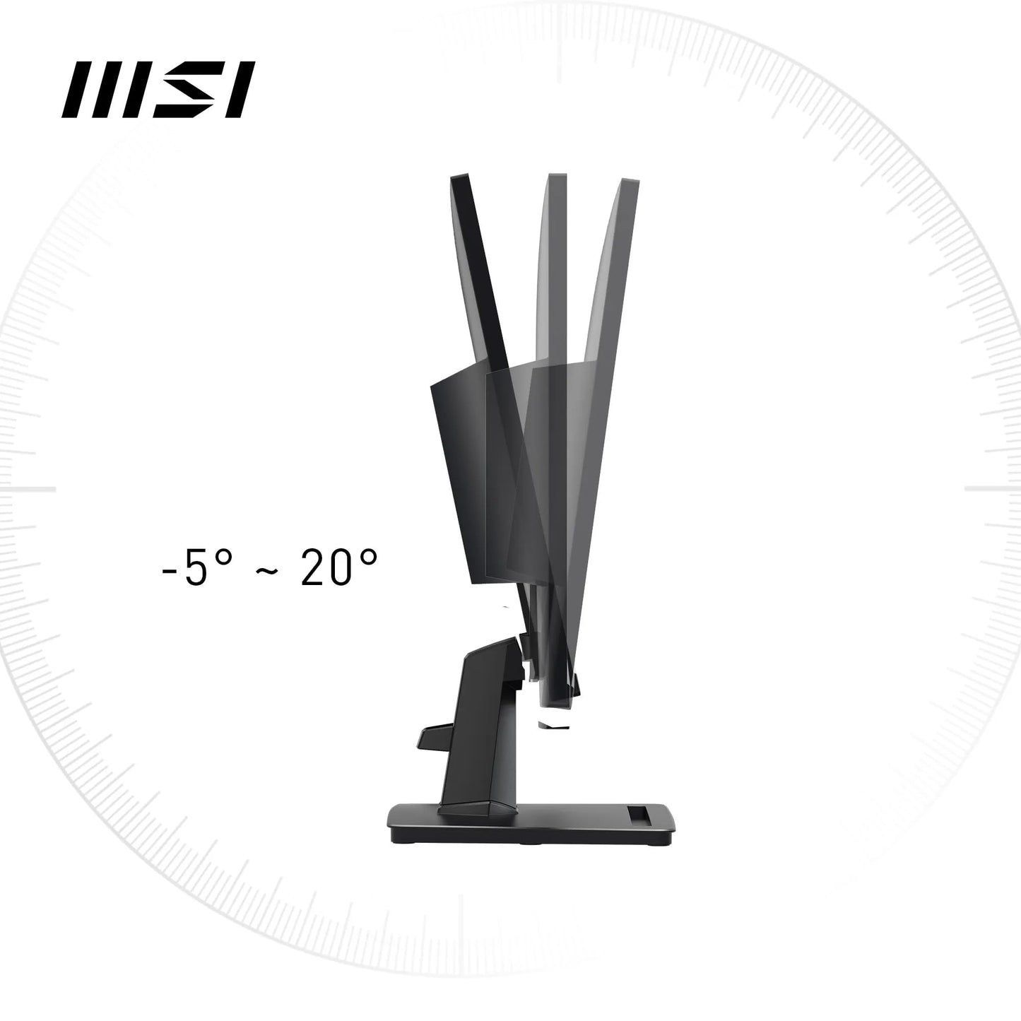 MSI PRO MP275 27-inch Full HD Office Monitor - 1920 x 1080 IPS Panel, 100 Hz, Eye-friendly Screen, Built-in Speakers, Tilt-adjustable - HDMI 1.4b, D-Sub (VGA)