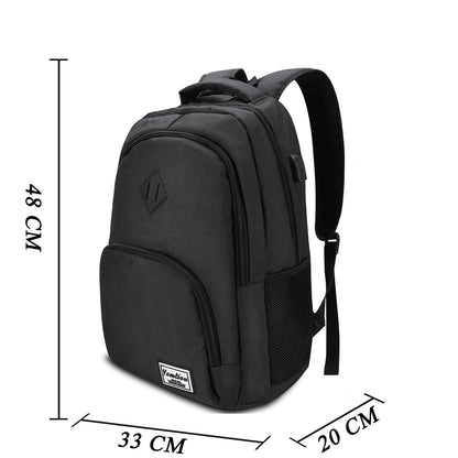 YAMTION backpack for men and women, school bag for boys and girls, teenager laptop backpack for college, school, work, and study.