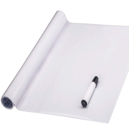 FENTIS whiteboard sticker self-adhesive wall decal plastic vinyl chalkboard dry erase message board sticker wall contact paper roll for kids home office 90x200cm