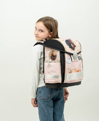 Belmil Classy school backpack set 4-piece (403-13/AG/S) (Horse Chestnut)