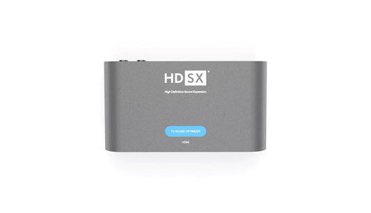 HDSX TV Sound Optimizer HDMI ARC | Consistent volume, clear dialogue for TV, streaming, and gaming | Premium TV Sound | PCM 2.0 | Virtual 3D sound HDSX.360 | PassTHRU for DD5.1, DD+, Atmos