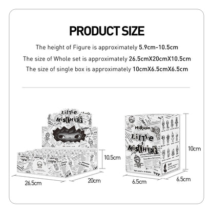 POP MART Hirono Little Mischief Series-3PC Pop Figures Random Figures Action Figures Collectible Figures and Collector Art Toys Toy Figures Gift