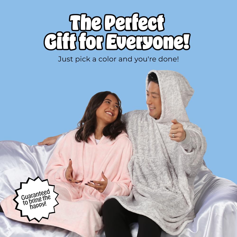 THE COMFY Dream | oversized portable blanket made of lightweight microfiber, one size fits all, as seen on Shark Tank.