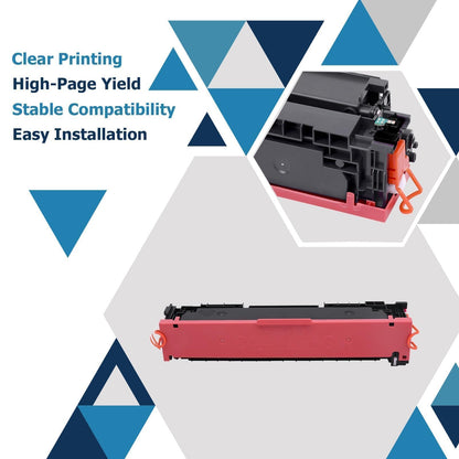 207A 207X MFP M283fdw Toner: Compatible for HP 207A 207X M255dw Color Laserjet Pro MFP M283fdw Toner Black M282nw M283fdn M255nw W2210A W2211A W2212A W2213A Cyan Yellow Magenta With Chip Multipack