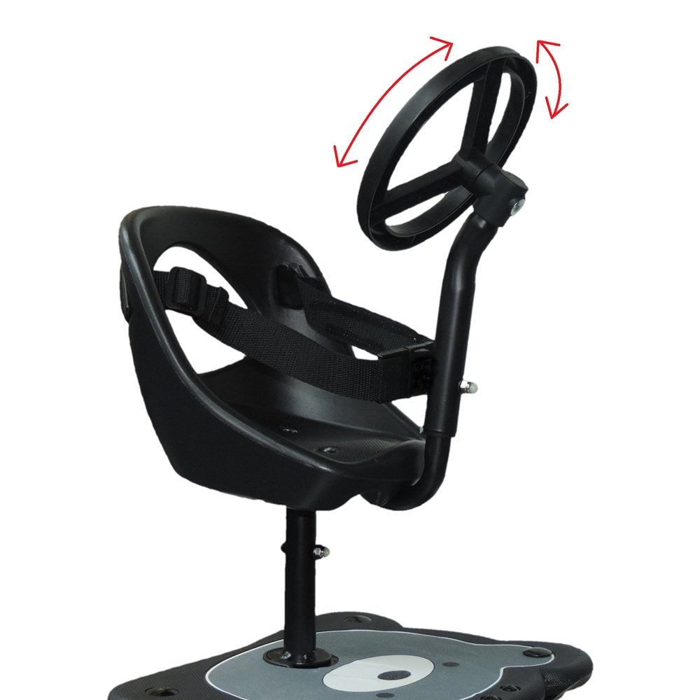 EICHHORN stroller sibling board Cozy B Rider + seat with steering wheel