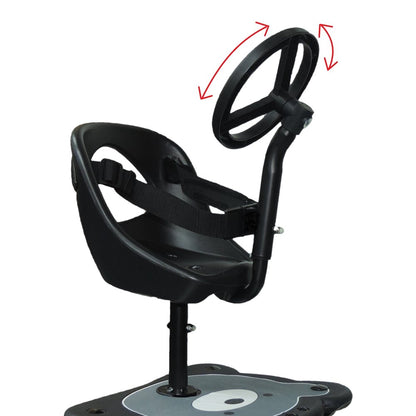 EICHHORN stroller sibling board Cozy B Rider + seat with steering wheel