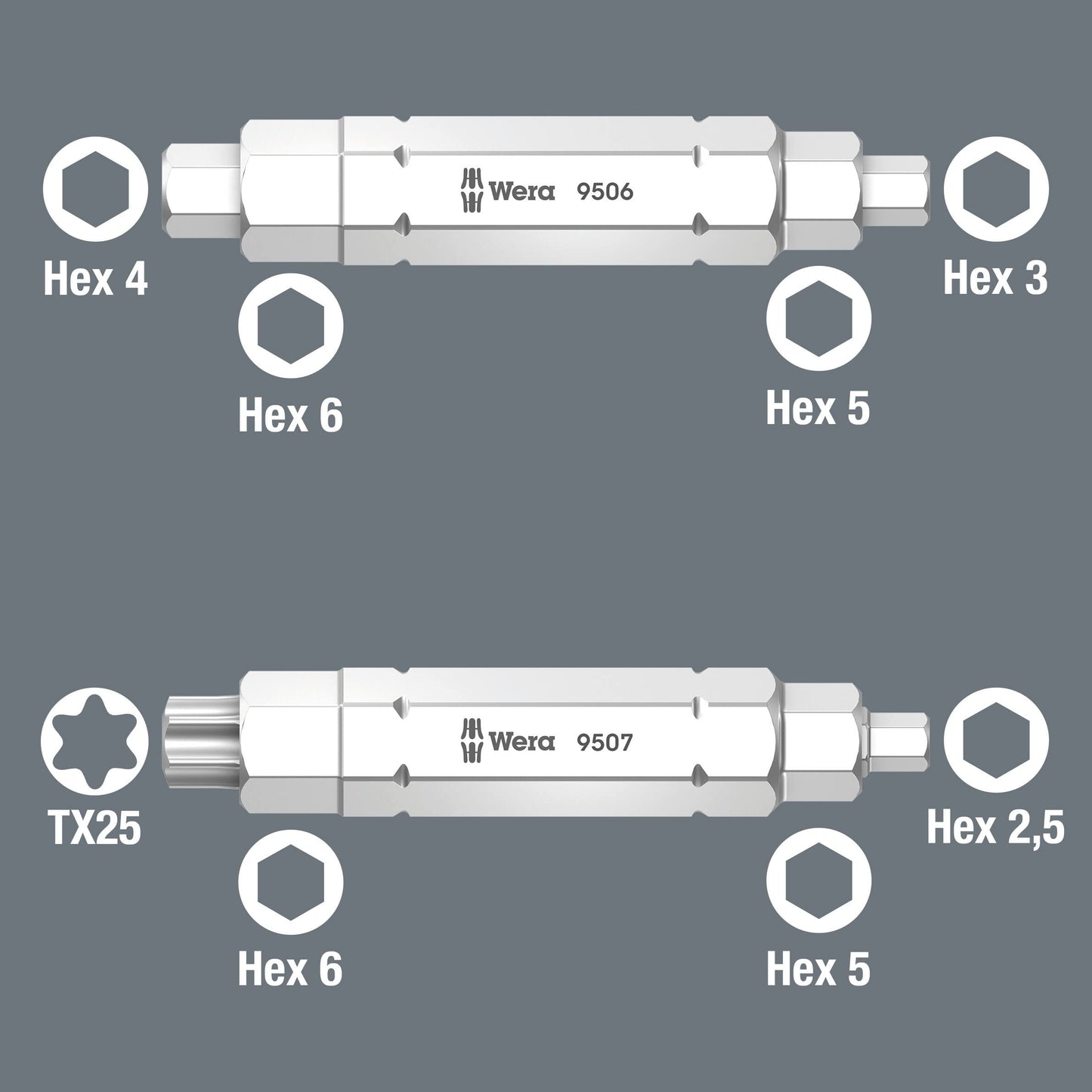 Wera 05004182001 Bicycle Set 15, tire lever set, 5 pieces