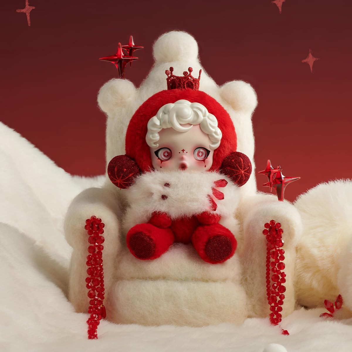 POP MART SKULLPANDA Winter Symphony Series Plush Anime Action Figures Collectible Art Toy Figures Gift 1PC