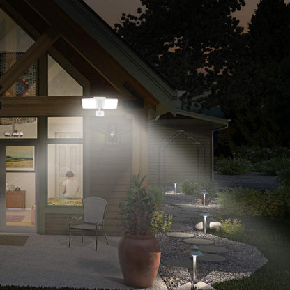 Depuley 20W LED Floodlight with Motion Sensor Outdoor, Super Bright Outdoor Spotlight adjustable, IP65 Waterproof, 1600LM, 6000K Daylight White, LED Outdoor Floodlight for Garden Garage Entrance