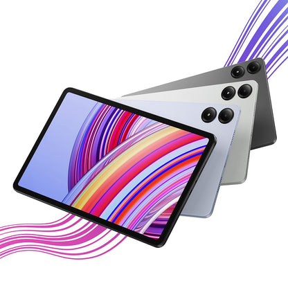 Redmi Pad Pro 12.1-inch with Hyper OS, 2.4GHz, 1000mAh battery, 33W fast charging, 8GB RAM, and 256GB storage.