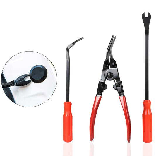 flintronic 27-Piece Trim Removal Tool Kit for Car, Interior Panel Removal, Various Types Included, with Accessories, Fastener Clips Removal Repair Tools.