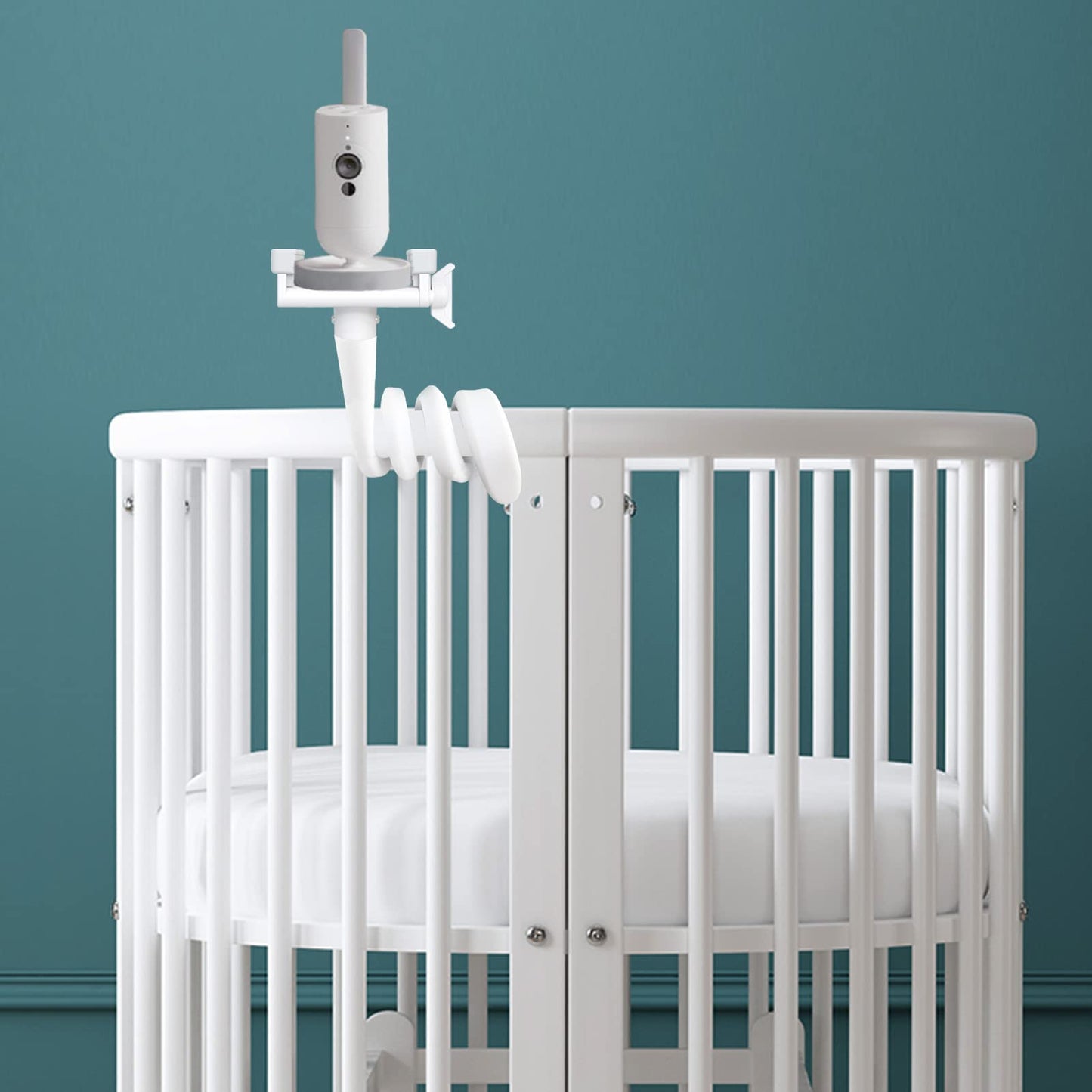 EYSAFT baby monitor mount, camera holder compatible with Philips Avent/GHB/BOIFUN/Eufy baby monitors. Smartphone holder compatible with most baby monitors.