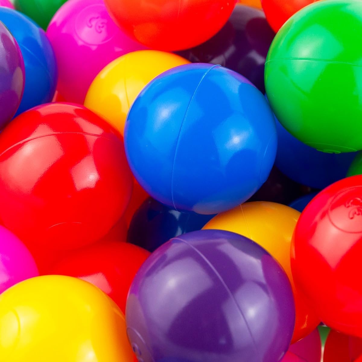 Martom Assorted Balls for Ball Pit 7/6cm Baby Balls Plastic Balls Baby Play Balls 100-2000 Pieces (7cm, 500 Pieces)