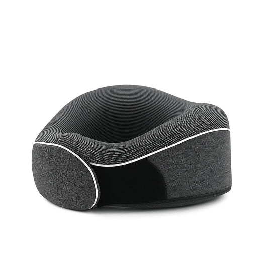 KÖHAIR neck pillow supports you during your restful night sleep after your hair transplant - Innovative travel neck pillow | Incredibly compact for relaxed travels on plane and car.