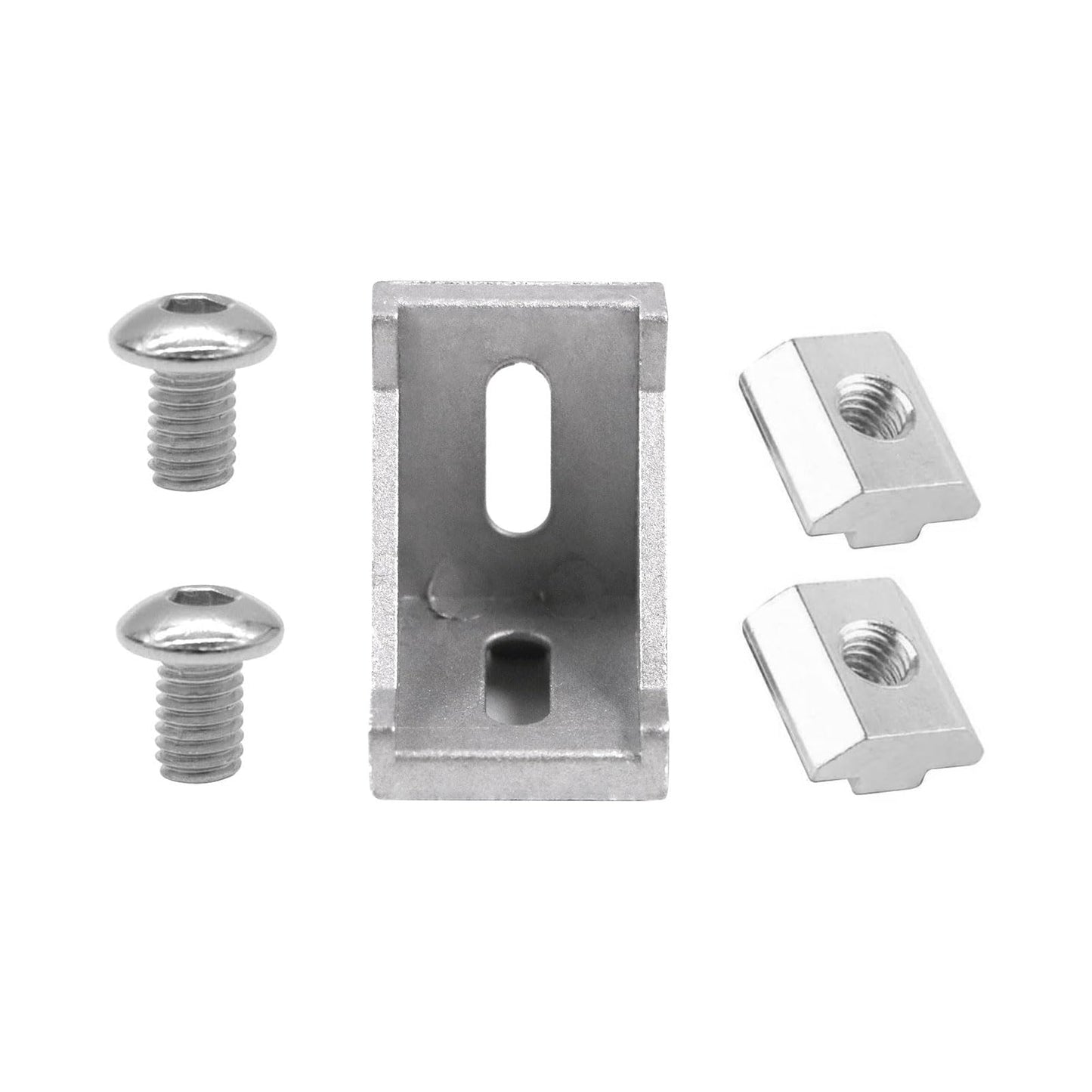 iMetrx 26 pieces 30x30 aluminum profile aluminum angle corner connector aluminum profile 30x30 angle (silver) from