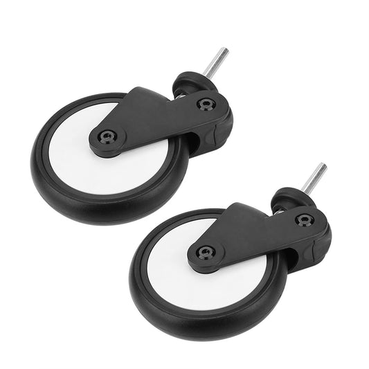 SPYMINNPOO stroller replacement wheels, rubber wheels replacement stroller rubber wheels rear/front wheels toddler stroller wheel universal for Yoya/Vovo Wheel strollers (one pair of front wheels)