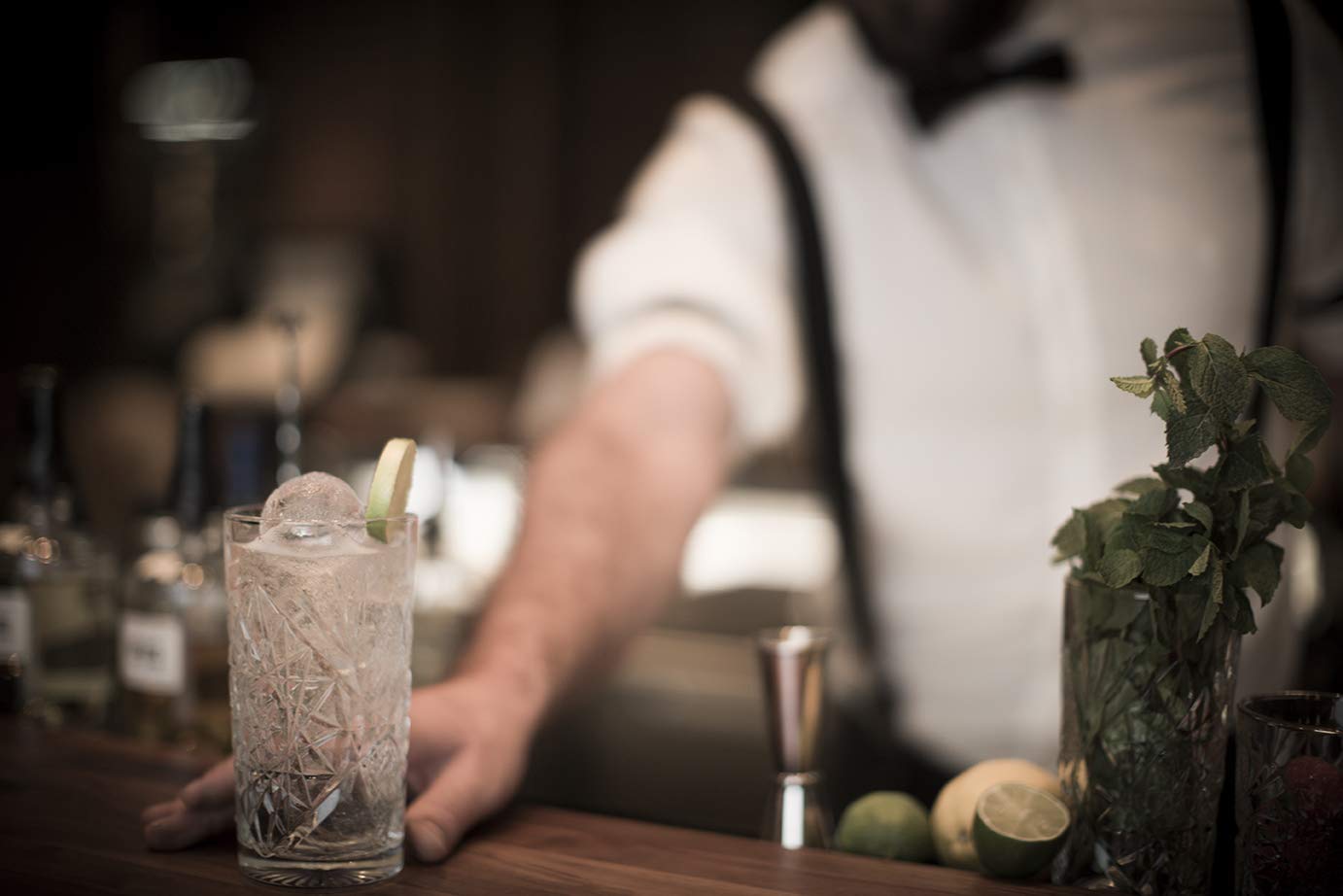 Buddy's Bar - Gin Tonic Basic Set, bar equipment, shiny stainless-steel look, food-safe, dishwasher-safe, long drink set including gift box.