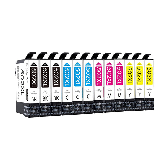 Cartridgeify 502XL printer cartridges are compatible with Epson 502 XL multipack, for Expression Home XP-5100 XP-5105 XP-5155 XP-5150, Workforce WF-2860 WF-2865 WF-2880 WF-2885 WF-2860DWF WF-2865DWF.