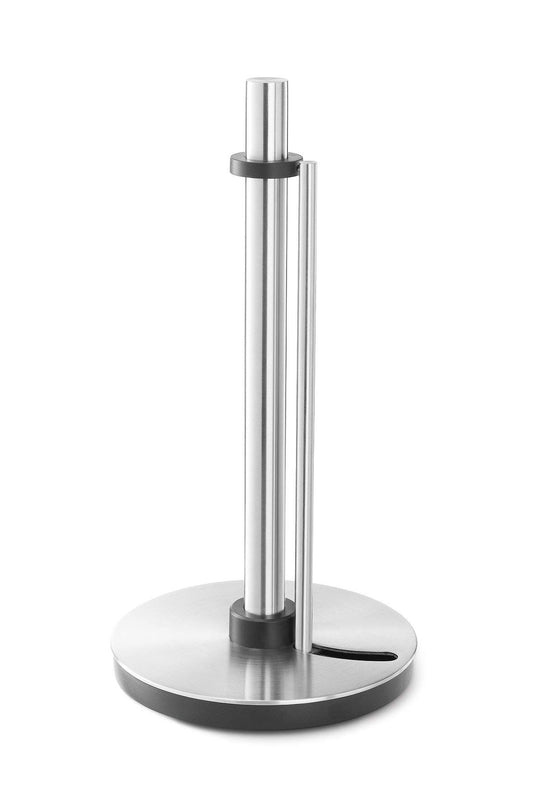 ZACK 20707 Lingo kitchen paper holder with roll stop, stainless steel matt