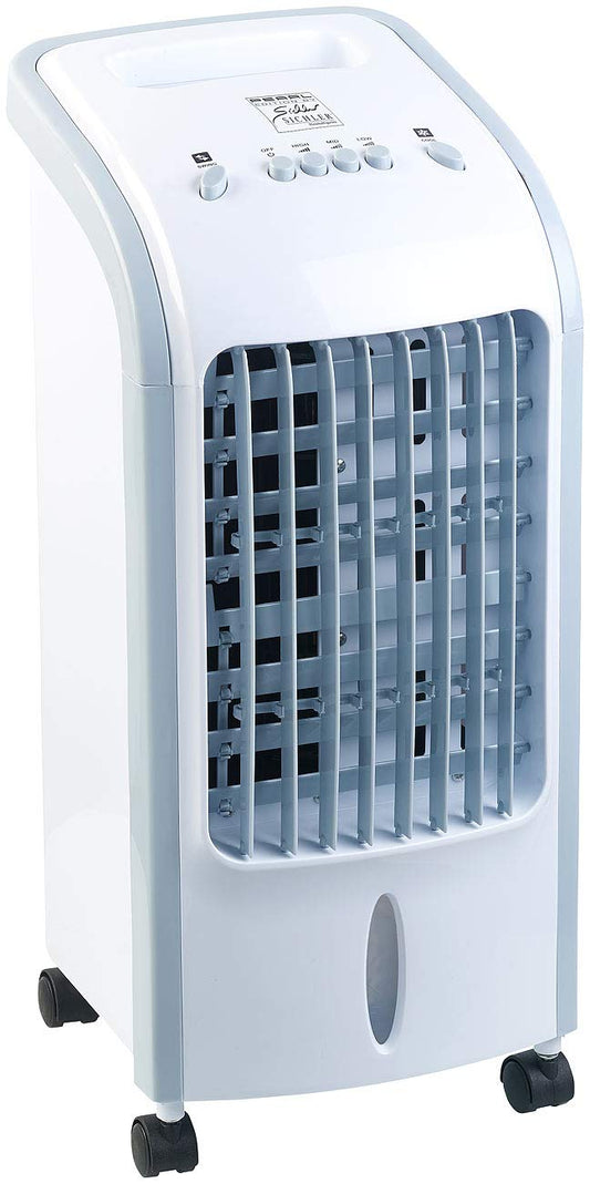 Sichler Household Appliances Air Cooler with Water: 2-in-1 air cooler and humidifier with oscillation, 3.5 liters, 75 watts (and humidifier, portable, mobile air conditioner)