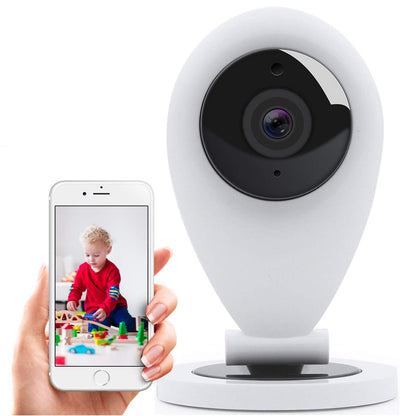 HiKam S6 surveillance camera with app and support - data backup and cloud storage in Germany | person detection | Alexa compatible | IP WiFi camera indoor | baby monitor | motion sensor | WiFi camera