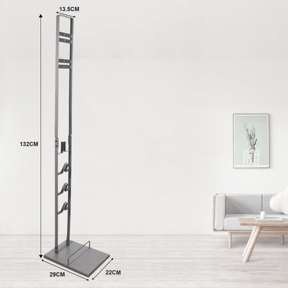 ECRIZA vacuum cleaner stand, vacuum cleaner accessories, sturdy metal storage holder for Dyson handheld V15 V11 V10 V8 V7 V6 cordless vacuums Gray DC30 DC31 DC34 DC35 DC58 DC59 DC62 DC74