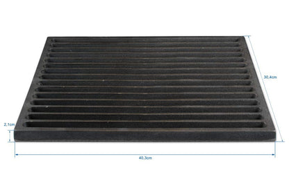 GRILLROSTPROFI Ash grate - Fire grate - Charcoal grate - Fireplace grate in premium quality - Cast iron, 30 x 40 cm