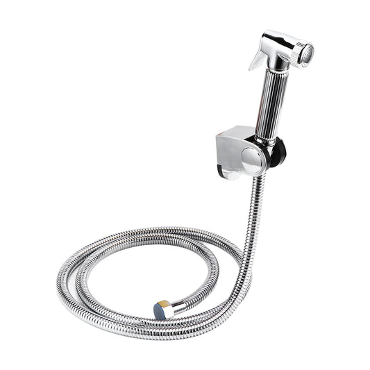 RV Shower Head Kit, water-saving high-pressure shower head with waterproof copper camping shower, 1.5m hose, and bracket for caravan yacht camper.