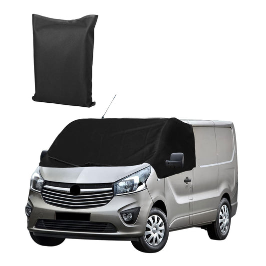 Opaltool Front Windshield Wrap Cover for Opel Vivaro FIAT Talento Nissan NV300 Primastar 2014-2019, Luxury 600D Car Windshield Cover, Windshield Sunshade Front Windshield Cover