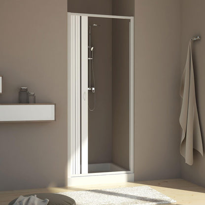 Strong PVC shower door 60 cm H185 mod. Aura Side