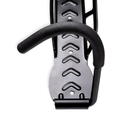 Schramm® 4-Piece Bike Wall Mount in black for 4 bikes. Wall brackets for bike storage.