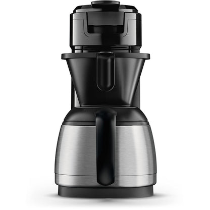 Philips Senseo Switch Pad and Filter Coffee Machine, 2-in-1 brewing technology, 1-liter water tank, 7 cups in one go, piano black (HD6592/64)