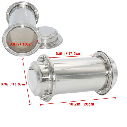 moumou Time Capsule - anti-corrosion, waterproof stainless steel container, durable storage for the future (26 cm)