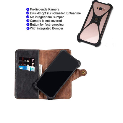 K-S-Trade high-quality & innovative phone case flip cover for Fairphone 4. Protective book-style case with 1x pouch.