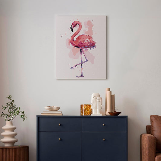 murando - Paint by Numbers Flamingo Animals Bird 40x50 cm Painting Set with Wooden Frame on Canvas for Adults Kids Painting Hand Painted Kit DIY Gift Decoration n-A-1282-d-a